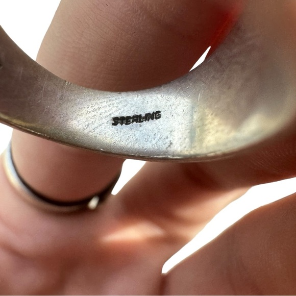 Vintage 10K Gold & Sterling Aviation Military Pilot Wings Ring - Picture 8 of 8